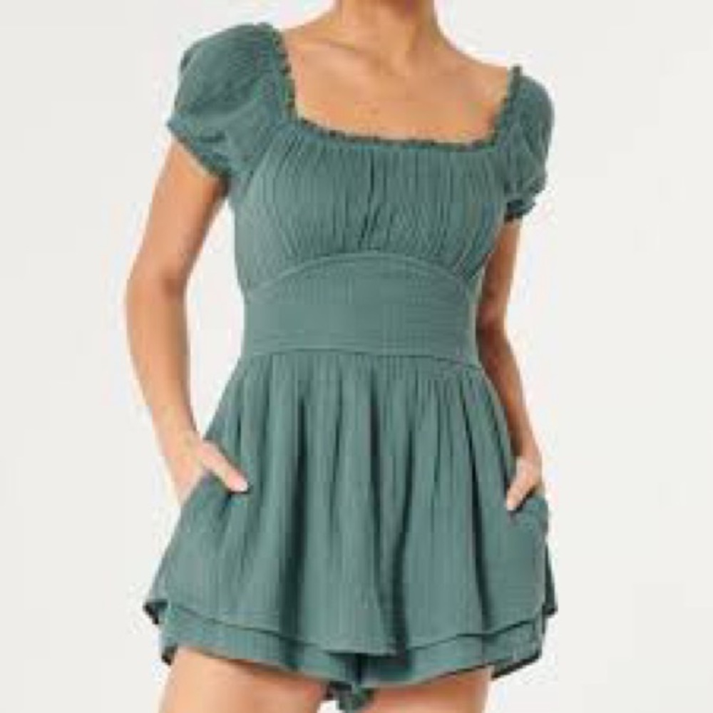 Elegant Pink And Green Mini Dresses